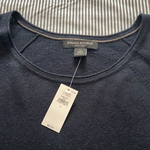 Round Neck Silk Linen Summer Sweater